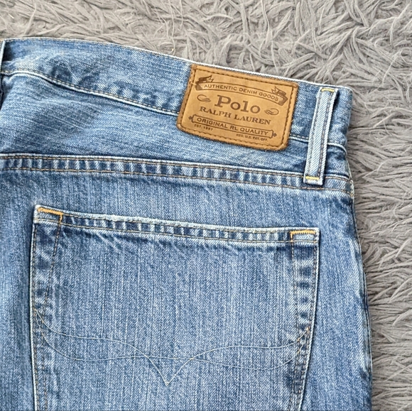 Polo By Ralph Lauren Jeans Men's 35x30 Medium Wash Hampton Relaxed Straight Leg - Picture 5 of 9